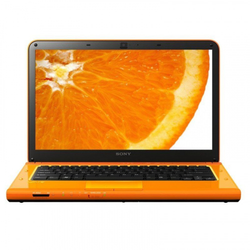 Sony VAIO VPC-CA2S1R/D Оранжевый вид боковой панели