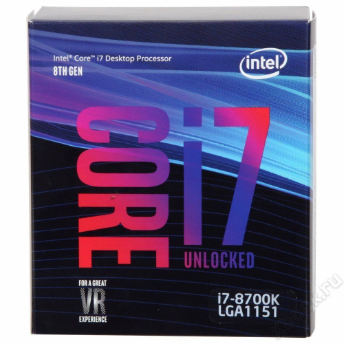 Intel Core i7-8700K вид спереди