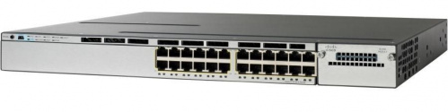 Cisco WS-C3750X-24S-E Catalyst 3750X 24 Port GE SFP IP Services вид спереди