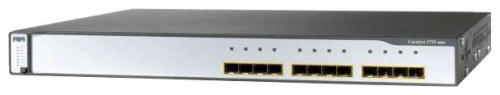 Cisco WS-C3750G-12S-E вид спереди