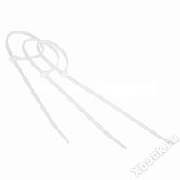 REXANT Хомут nylon 250 х 4.0 мм 100 шт белый профессиональный (07-0250-1)