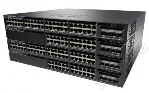 Cisco WS-C3650-48FQM-L вид спереди